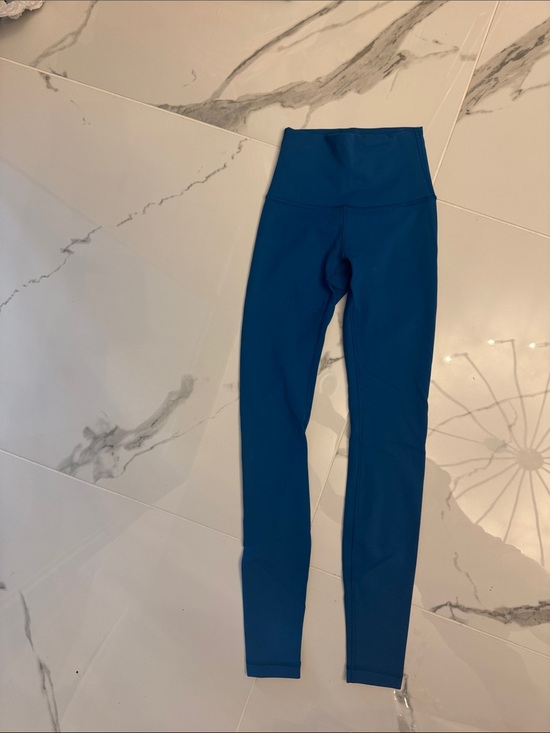 lululemon athletica Pants - lululemon athletica High-Waist Teal Leggings